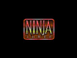 Last Ninja 3 title screen for Commodore 64